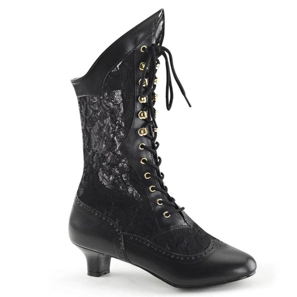 Victorian Lace Ankle Boots